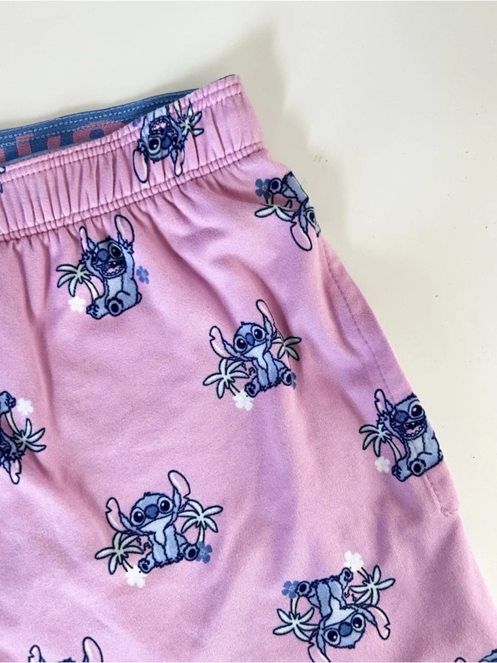 Disney Stitch Women’s Pink Pajama Shorts - Picture 3 of 4